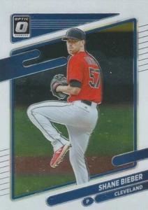 2021 Donruss Optic Shane Bieber #185 - Picture 1 of 2