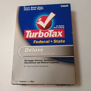 Turbotax 2006 Deluxe with state. Turbo tax. New. Open Box - Afbeelding 1 van 6