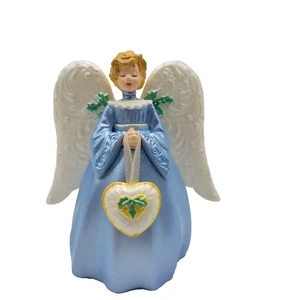 Vtg Hallmark Ornament 1998 Victorian Angel Miniature Tree Topper Christmas 3" - Picture 1 of 6
