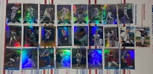 Lot of 25 90's 00's Baseball Refractors 1998 & 1999 Topps Finest, Bowman's Best - Picture 1 of 10
