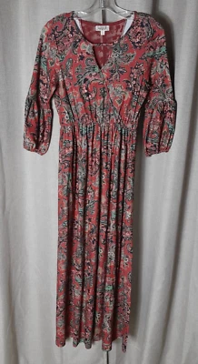 ONE WORLD LIVE & LET LIVE DRESS W/ LACE INSET SLEEVE DETAIL - Image 1 of 4