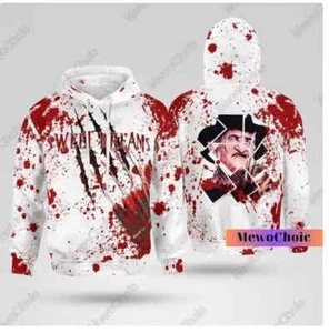 Halloween Freddy Krueger 3D HOODIE Best Price Muttertag US Größe All Over Print - Bild 1 von 3