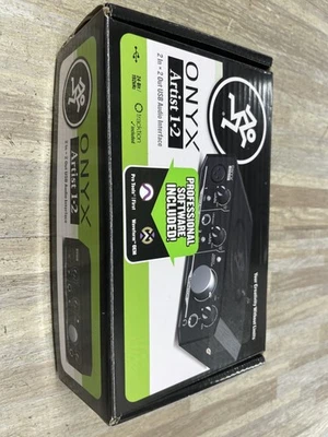 Mackie Onyx Artist 1.2 2x2 USB Audio Recording Studio Interface - Image 1 of 4