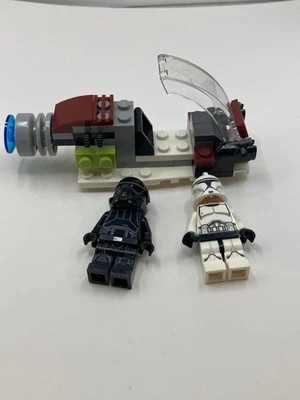 LEGO Star Wars Clone Trooper & Death Trooper Minifiguras con Vehículo Incompleto Foto 1 de 4