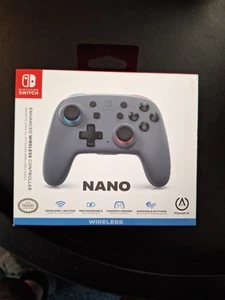 PowerA Enhanced Nano Wireless Controller for Nintendo Switch Gray Factory Sealed - Picture 1 of 5