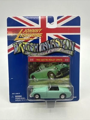 WHITE LIGHTNING 1960 AUSTIN-HEALEY SPRITE      JOHNNY LIGHTNING BRITISH INVASION - Image 1 of 3