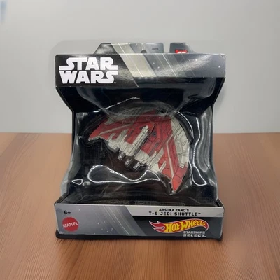 NUEVO Star Wars Hot Wheels Starships Select AHSOKA T-6 JEDI SHUTTLE #27 HHR14 Foto 1 de 4