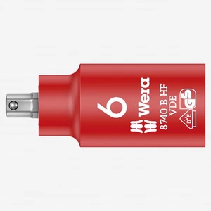 Wera 004902 VDE HF Hex Bit 3/8" Drive Socket, 6.0 mm - Picture 1 of 3