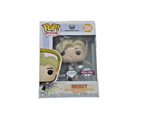 Funko POP! Games: Mercy #304 - Overwatch - Blizzard Exclusive Diamond Collection - Picture 1 of 13