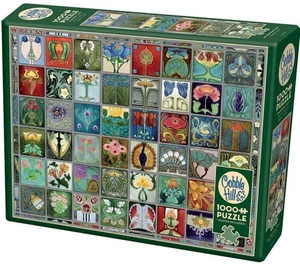 NEW Cobble Hill 1000 Pieces Jigsaw Puzzle 12+ Ages Art Nouveau Tiles - Picture 1 of 2