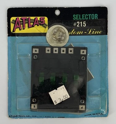 Atlas HO / N scale model train Custom Line Selector switch #215 NEW OLD STOCK - Image 1 of 3