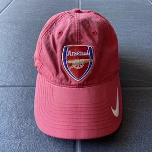 Nike Arsenal FC Fly Emirates Rojo Correa Sombrero Fútbol Gorra De Colección Raro - Imagen 1 de 11