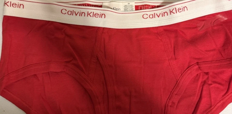 Calzoncillo Calvin Klein para hombre talla 38 rojo tiro bajo Foto 1 de 2