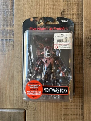 Funko Five Nights at Freddy's Nightmare Foxy 5 英寸铰接人偶 (2016) FNAF — 第 1/2 张图片