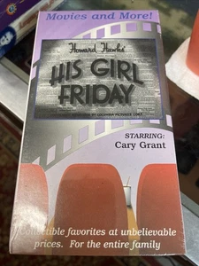 His Girl Friday (VHS, 1940) Cary Grant Rosalina Russell B&W - Picture 1 of 3