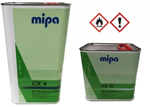 SET MIPA 2K-HS Express Pintura Clara CX4 5L + 2K-HS-Endurecedor HS10 2,5 L - Imagen 1 de 4