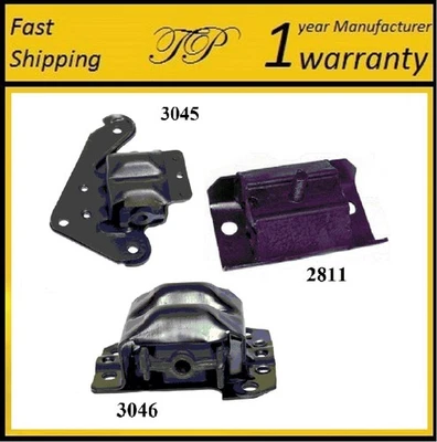 Montaje de motor y transmisión 3 piezas para Pontiac Firebird 1993-1997 5,7 L Foto 1 de 4