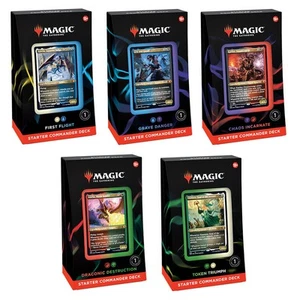 Magic The Gathering: 2022 Starter Commander Decks - Picture 1 of 6