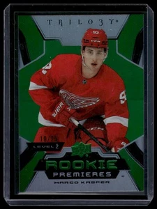 2023-24 Upper Deck Trilogy #160 Marco Kasper verde #/25 - Imagen 1 de 2