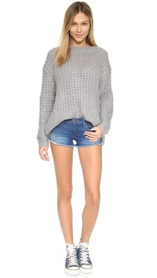 $178 True Religion Women's Joey Cut Off Denim Short WDBC018MV1 Size 24 Brand New - Image 1 of 4