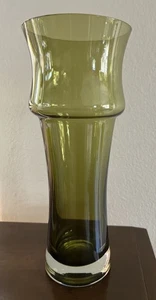 Riihimaki Finnland Tamara Aladin Kunst Glas Vase Vintage Midcentury MCM Scandi - Bild 1 von 6