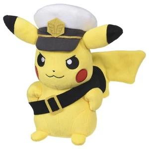 Pokemon Captain Pikachu Plüschtier Brille Ver Japan Offiziell Neu Takara Tomy - Bild 1 von 6