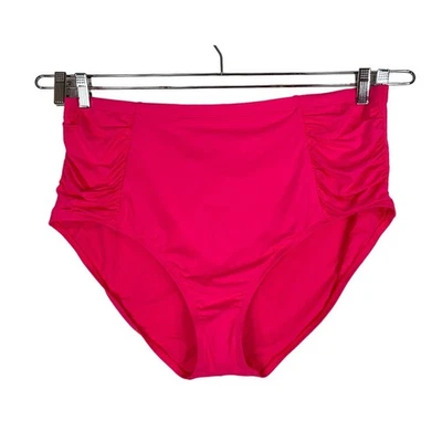 La Blanca Womens size 20W bikini bottoms dark pink Island Goddess high waist  - Image 1 of 3