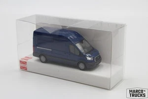 Busch Ford Transit 2014 facelift panel van blue No. 54501 1:87 /BUN267 - Picture 1 of 1