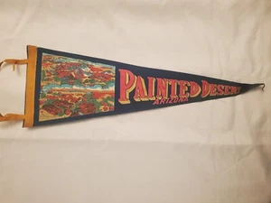 Vintage Souvenir Felt Pennant Painted Desert Arizona 26'' #1 - Picture 1 of 1