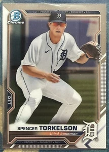 2021 Topps Bowman Chrome #BCP-96 Spencer Torkelson - Picture 1 of 2