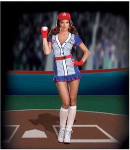 DREAMGIRL 5919 Women's American Baseball All Star Costume several sizes NEW - Picture 1 of 8