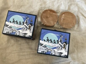 Arabia Moomin Mug Journey for Finnair 100th 2023 Limited Set of 2 w/cover NEW - Picture 1 of 6