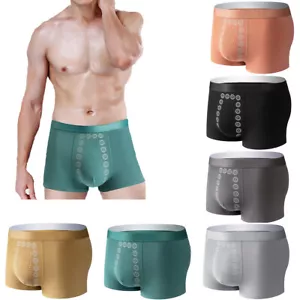 Magnetic Therapy Energetic Men Pant Underwear Boxer Brief Improving Male Power - Picture 1 of 16