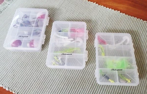 Shakespeare 28 Fishing Lures Hooks Bobbers Floats Vintage - Picture 1 of 7