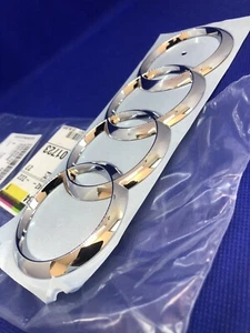 Logo Abzeichen Emblem Ringe Ring AUDI Kofferraum A4 S4 RS4 B6 2001/2005 Original - Bild 1 von 13