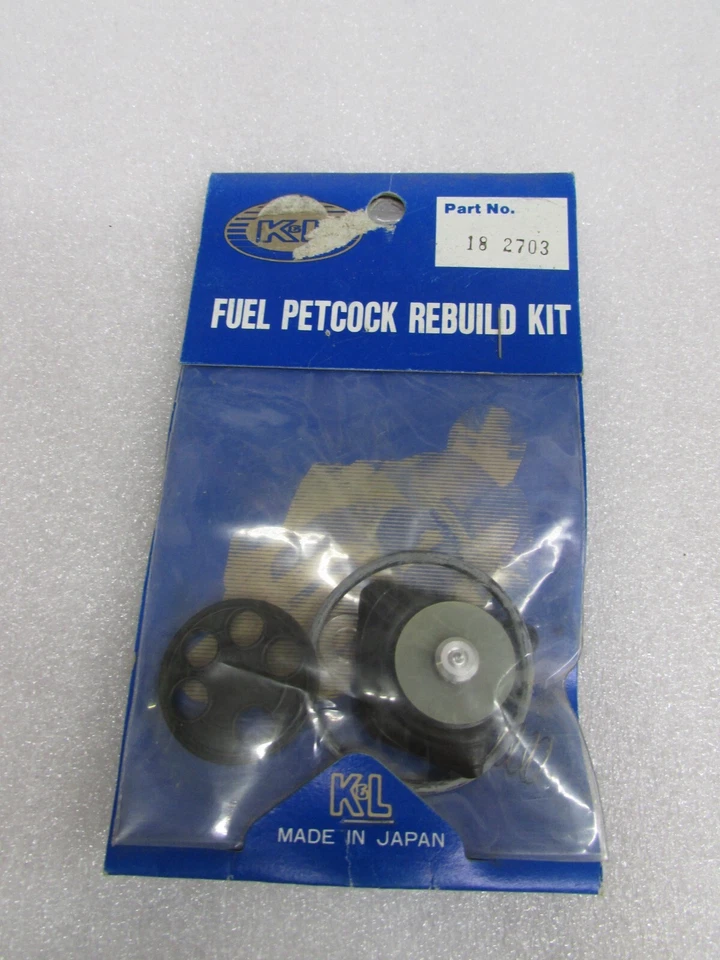 82-83 KAWASAKI KZ1000R 81-82 KZ1000J 79-80 KZ1000E K&L FUEL PETCOCK REBUILD KIT - Image 1 of 1