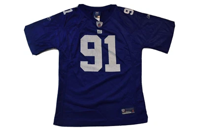 Camiseta de fútbol americano Reebok para niñas de la NFL New York Giants Justin Tuck nueva con etiquetas L (14) Foto 1 de 4
