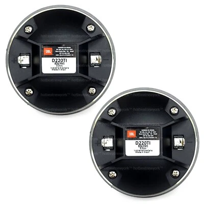 2 piezas x Destornillador atornillable de titanio JBL Selenium D220Ti de 1 pulgada 80 W RMS/ea 8 ohmios Foto 1 de 4