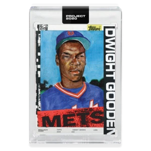 2020 TOPPS PROJECT 2020 #164 DWIGHT GOODEN - BY JACOB ROCHESTER - Picture 1 of 2