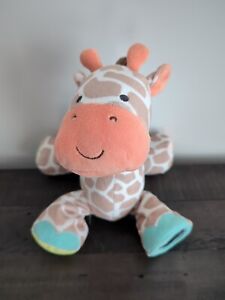Carters 2016 Giraffe 9” Rattle Crinkle Lovey Plush Stuffed Animal Toy 