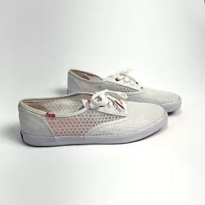 Zapatos de malla floral Keds Champion para mujer con cordones blancos talla 8,5 - Imagen 1 de 9