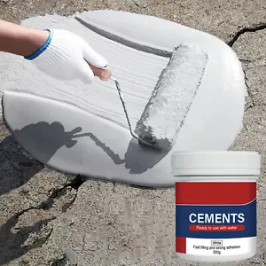 Concrete Patch Crack Filler & Floor Repair Cement Waterproof White - Picture 1 of 8
