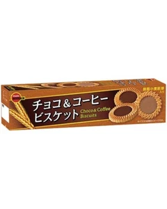 Bourbon "Choco & Coffee Biscuits" Japón Snack, Long Seller, 24 piezas - Imagen 1 de 2