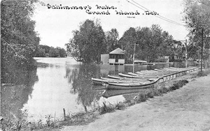 Grand Island NE Schimmer's Lake Boats C. U. Williams Publisher Postcard - Picture 1 of 2