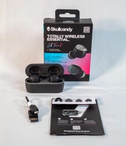 Skullcandy Jib True 2 Wireless Bluetooth in-Ear Earbuds Headphones - True Black - Picture 1 of 15