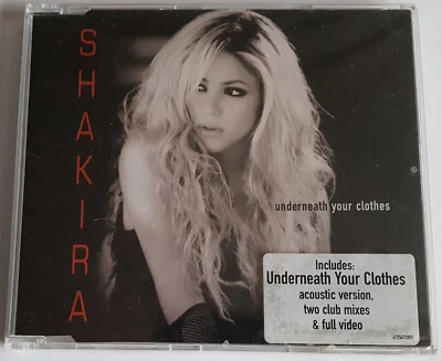 MAXI-CD SHAKIRA "UNDERNEATH YOUR CLOTHES" ORIGINALVERSIEGELT! FACTORY SEALED! - Bild 1 von 2
