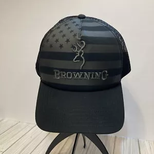 Browning patriotische Druckknopflasche Truckermütze Herren Einheitsgröße - Bild 1 von 4