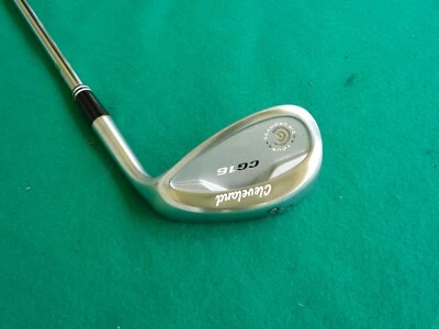 Cleveland CG 16 60* 12 Bounce Lob Wedge Tour Zip Grooves Steel Golf Club Mens RH - Image 1 of 4