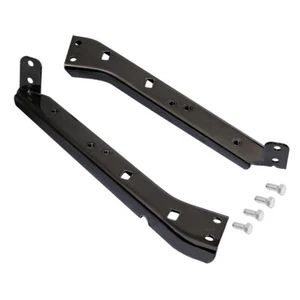2x Soportes de soporte de riel de alforja negros para Harley Touring FLT FLHT 1985-2008 - Imagen 1 de 9