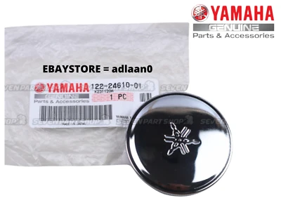 NOS YAMAHA GT80 GT1 GTMX MX80 OEM CROMO GASOLINA TANQUE TAPA 122-24610-01-00 Foto 1 de 4
